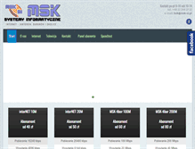 Tablet Screenshot of msk-si.pl